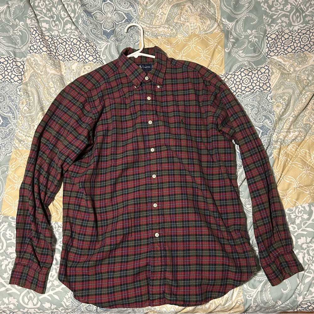 Men’s Ralph Lauren Plaid Button Down long sleeve